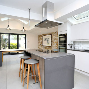A side return infill kitchen extension and loft conversion - Brentford TW8