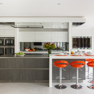 Mirror Backsplash | Houzz