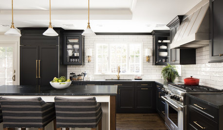 7 Ways to Pair Dark Kitchen Cabinets With Dark Counters