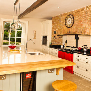 A Traditional Country Kitchen In Farmhouse Style