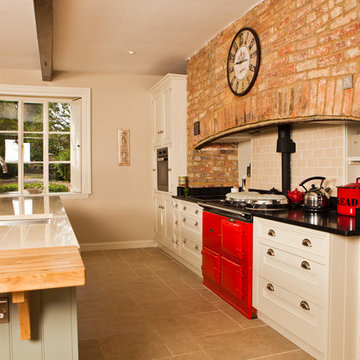 A Traditional Country Kitchen In Farmhouse Style
