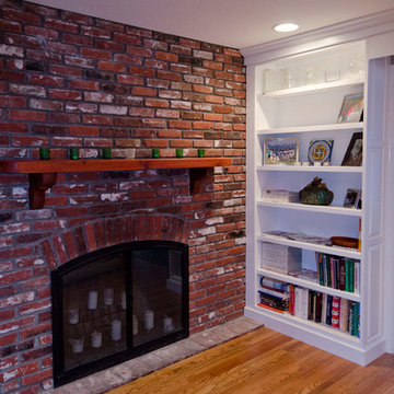 A Transitional White Kitchen in Malvern, PA