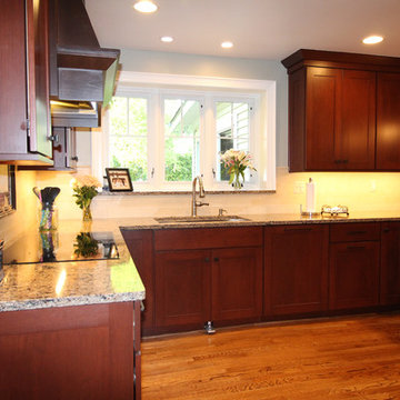 A Warm Traditional Kitchen - Grosse Pointe Woods