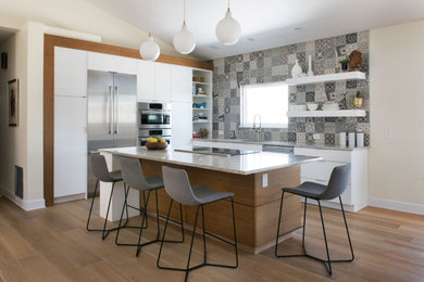 Example of a minimalist kitchen design in Jacksonville