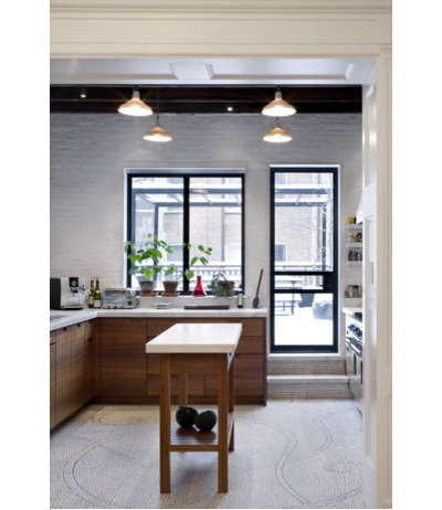 Contemporary Kitchen by Abelow Sherman Architects LLC