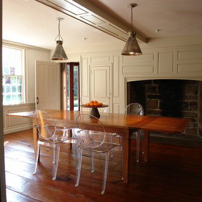 Elegant kitchen photo in New York