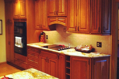 Photo of a classic kitchen in Huntington.