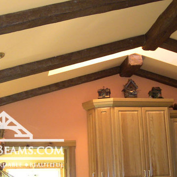 After Faux Beams Installation