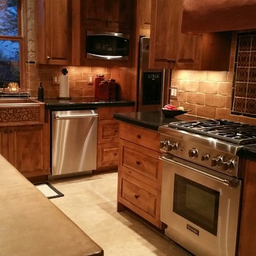 After Southwest Style Kitchen Remodel