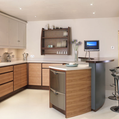 Inspiration for a contemporary kitchen remodel in Other