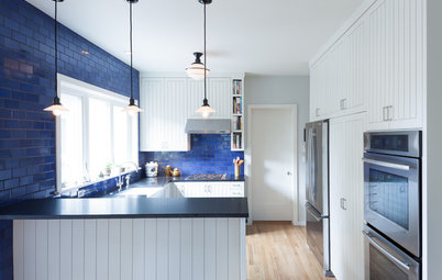 Kitchen Color: 15 Beautiful Blue Backsplashes