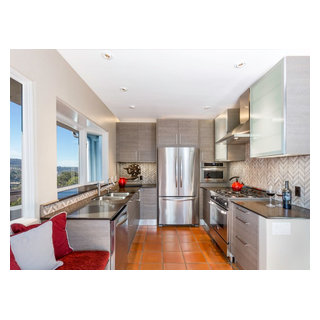 Alameda Padre Serra, Santa Barbara - Modern - Kitchen - Santa Barbara ...