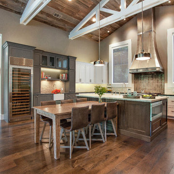 Alamo, CA. Farmhouse. Full Service Design Firm. Kitchen.