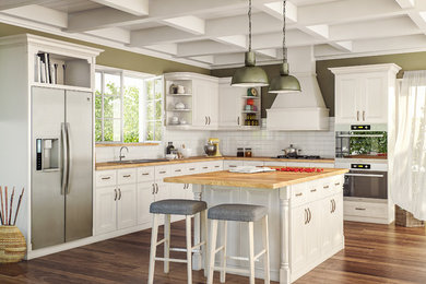 Inspiration for a contemporary kitchen remodel in DC Metro