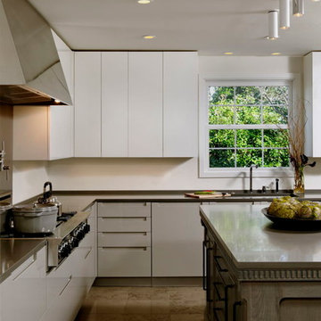 Alexandria, Virginia Modern Kitchen Design with Decorative Island