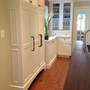 Alexandria, Virginia Traditional Kitchen Design with White Cabinetry