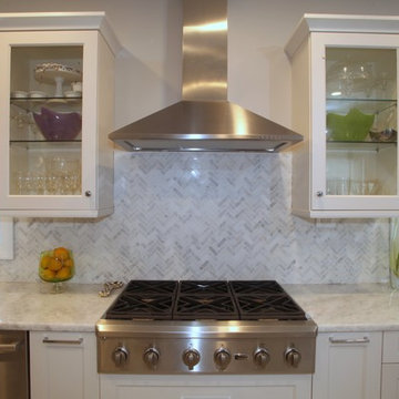 All White kitchen w/ Quartzite counters
