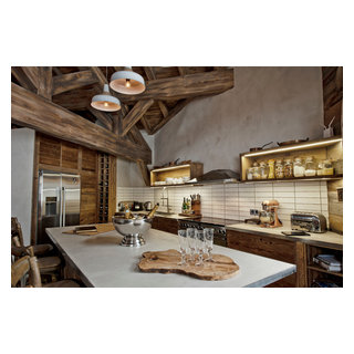 Alpine Technology Rustic Kitchen London by Inspired