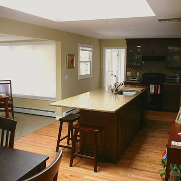 Amazing before and after kitchen Remodel in Rumford RI