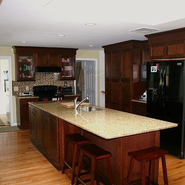 Amazing before and after remodel of a kitchen in Rumford,RI