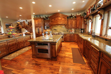 Mountain style kitchen photo in Boise