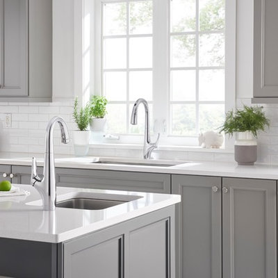 Inspiration for a contemporary kitchen remodel in New York