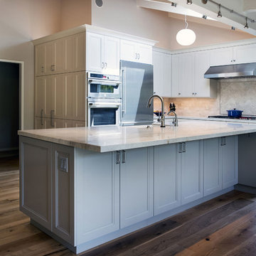 Ample Cabinet Storage and Natural Light in this Expansive Kitchen Remodel