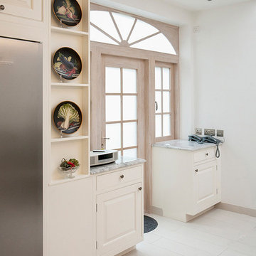 An elegant entrance to an elegant kitchen