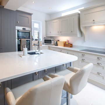 An Elegant Kitchen Design Created Using the Marpatt Regent Inframe Shaker Doors