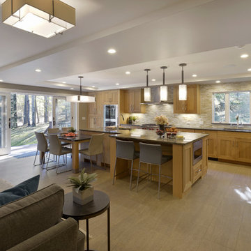 An Inviting, Family-Friendly Kitchen & Living Space