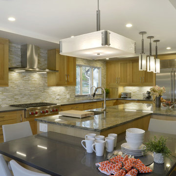 An Inviting, Family-Friendly Kitchen & Living Space
