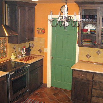 An old-world kitchen with modern conveniences by For Haven's Sake Design
