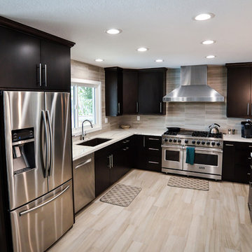 Anaheim Hills, CA Modern Kitchen Remodel and Expansion