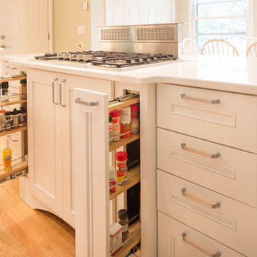 Andover Rd. White Transitional Kitchen