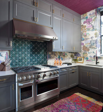 Eclectic Kitchen by Andrea Schumacher Interiors