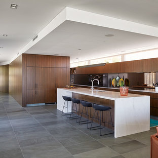 Design ideas for a contemporary kitchen in Perth.