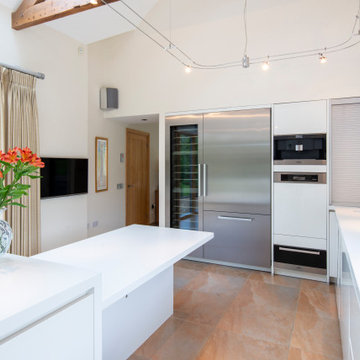 Approved Used Kitchen, Alno (German) Large Handleless, Miele Appliances