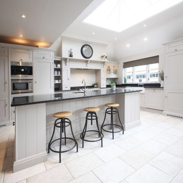 Approved Used Kitchen, Large Shaker with Island, Lacanche Range Oven
