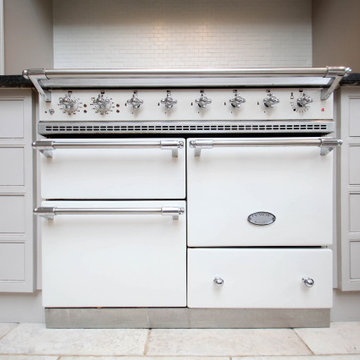 Approved Used Kitchen, Large Shaker with Island, Lacanche Range Oven