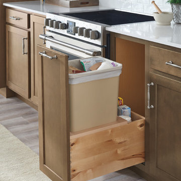 Aristokraft Cabinetry: Trash Bin Cabinet Pull-out