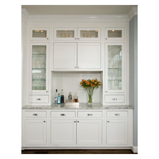 Arlington Elegant White Kitchen - Transitional - Kitchen - DC Metro ...