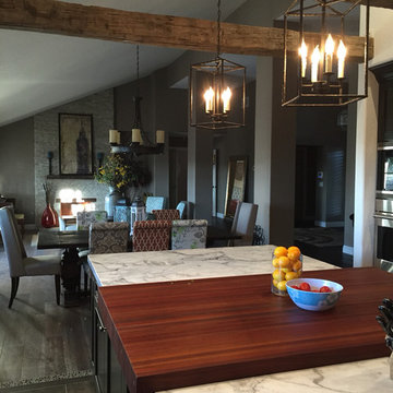Armani Fine Woodworking Brazilian Cherry Butcher Block Countertop.