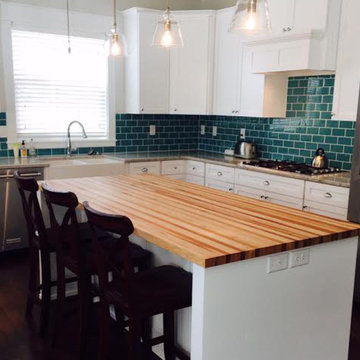Armani Fine Woodworking Calico Hickory Butcher Block Countertop