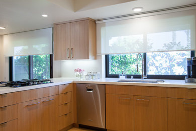 Inspiration for a contemporary kitchen remodel in Los Angeles