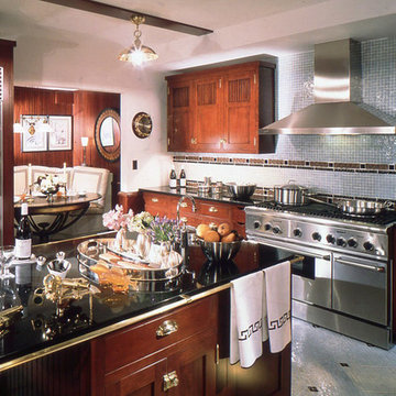 Art Deco Family Kitchen on Upper East Side