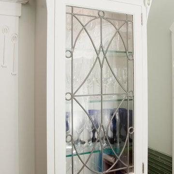 Art Nouveau Row House; Cupboard Glass Door