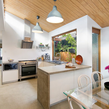 Artfully Redesigned Cottage with Industrial Feel in Lilyfield