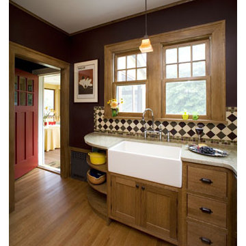Arts and Crafts Bungalow Kitchen Renovation and Porch Addition