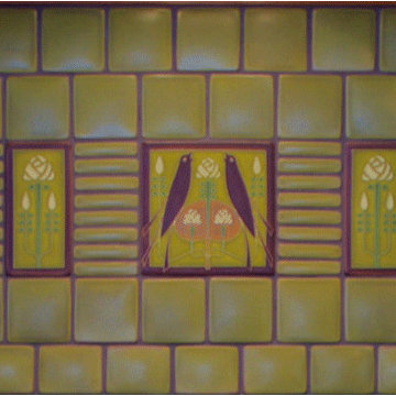 Arts and Crafts Kitchen Backsplash