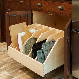Arts & Crafts Kitchen with Craftsman Door Style